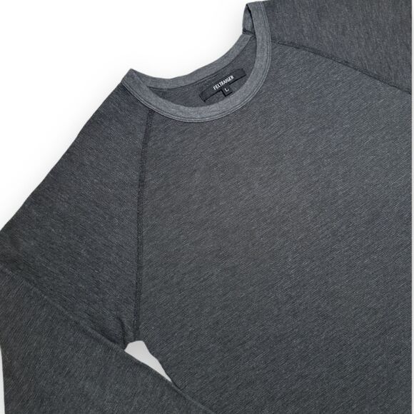 Feltraiger Hudson Thermal Henley Made in USA Men's Large - Picture 3 of 9